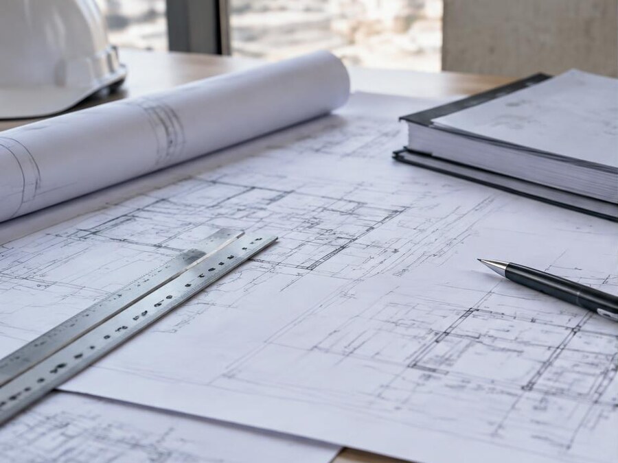 Building plans and technical documents